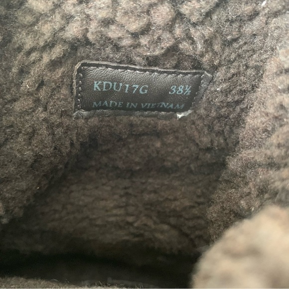 PRADA THE ORIGINAL CAR SHOE by PRADA Suede Brown Snow Boots Size 8 US 38.5 EU - Picture 12 of 16